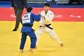 Paris 2024 - Judo - Men’s -60kg - Yung Wei Yang And Ryuju Nagayama