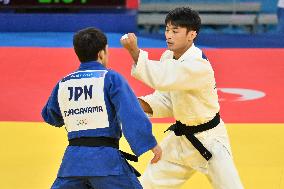 Paris 2024 - Judo - Men’s -60kg - Yung Wei Yang And Ryuju Nagayama