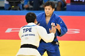 Paris 2024 - Judo - Men’s -60kg - Yung Wei Yang And Ryuju Nagayama