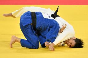 Paris 2024 - Judo - Men’s -60kg - Yung Wei Yang And Ryuju Nagayama