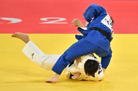 Paris 2024 - Judo - Men’s -60kg - Yung Wei Yang And Ryuju Nagayama