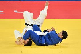 Paris 2024 - Judo - Men’s -60kg - Yung Wei Yang And Ryuju Nagayama