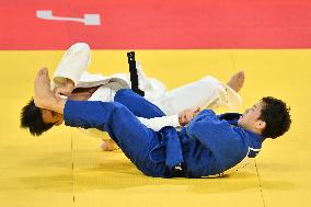 Paris 2024 - Judo - Men’s -60kg - Yung Wei Yang And Ryuju Nagayama