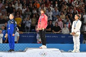 Paris 2024 - Judo - Women -48 kg - Podium