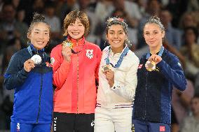 Paris 2024 - Judo - Women -48 kg - Podium