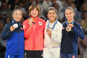 Paris 2024 - Judo - Women -48 kg - Podium