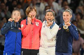 Paris 2024 - Judo - Women -48 kg - Podium