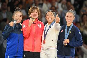 Paris 2024 - Judo - Women -48 kg - Podium