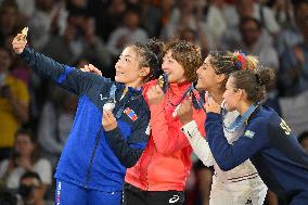 Paris 2024 - Judo - Women -48 kg - Podium