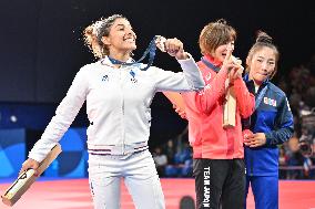 Paris 2024 - Judo - Women -48 kg - Podium