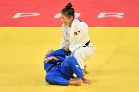 Paris 2024 - Judo - Women -48 kg - Tara Babulfath Wins Bronze