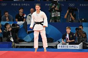 Paris 2024 - Judo - Women -48 kg - Tara Babulfath Wins Bronze