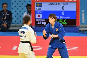 Paris 2024 - Judo - Women -48 kg - Tara Babulfath Wins Bronze