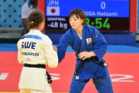 Paris 2024 - Judo - Women -48 kg - Tara Babulfath Wins Bronze