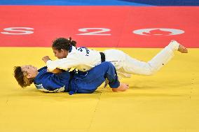 Paris 2024 - Judo - Women -48 kg - Tara Babulfath Wins Bronze