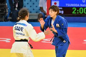 Paris 2024 - Judo - Women -48 kg - Tara Babulfath Wins Bronze