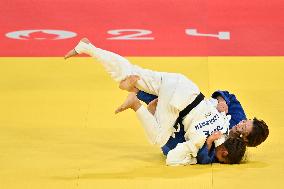 Paris 2024 - Judo - Women -48 kg - Tara Babulfath Wins Bronze