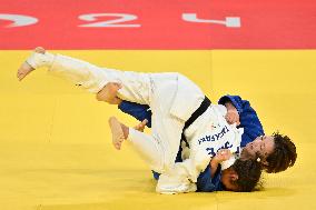 Paris 2024 - Judo - Women -48 kg - Tara Babulfath Wins Bronze