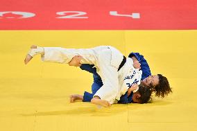 Paris 2024 - Judo - Women -48 kg - Tara Babulfath Wins Bronze