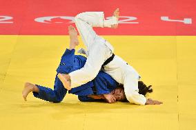 Paris 2024 - Judo - Women -48 kg - Tara Babulfath Wins Bronze