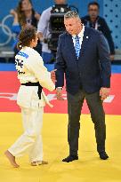 Paris 2024 - Judo - Women -48 kg - Tara Babulfath Wins Bronze