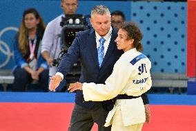 Paris 2024 - Judo - Women -48 kg - Tara Babulfath Wins Bronze