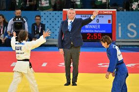 Paris 2024 - Judo - Women -48 kg - Tara Babulfath Wins Bronze