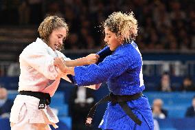 Paris 2024 - Judo - Women -48 kg - Shirine Boukli Wins Bronze