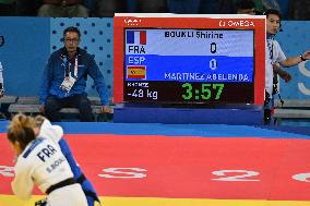 Paris 2024 - Judo - Women -48 kg - Shirine Boukli Wins Bronze