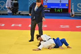 Paris 2024 - Judo - Women -48 kg - Shirine Boukli Wins Bronze