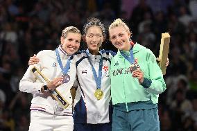 Paris 2024 - Women's Epee Individual - Podium