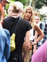 Jennifer Aniston On Set - NYC