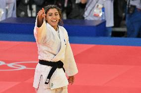 Paris 2024 - Judo - Women -48 kg - Shirine Boukli Wins Bronze