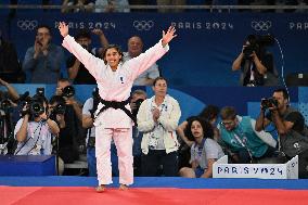 Paris 2024 - Judo - Women -48 kg - Shirine Boukli Wins Bronze