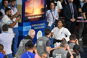 Paris 2024 - Judo - Women -48 kg - Shirine Boukli Wins Bronze