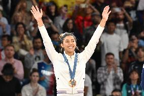 Paris 2024 - Judo - Women -48 kg - Shirine Boukli Wins Bronze