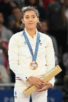 Paris 2024 - Judo - Women -48 kg - Shirine Boukli Wins Bronze