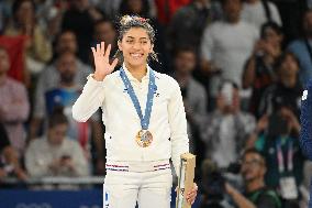 Paris 2024 - Judo - Women -48 kg - Shirine Boukli Wins Bronze