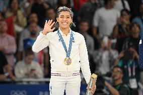 Paris 2024 - Judo - Women -48 kg - Shirine Boukli Wins Bronze