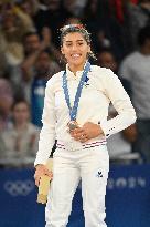 Paris 2024 - Judo - Women -48 kg - Shirine Boukli Wins Bronze