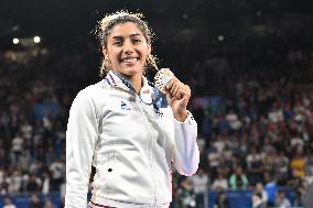 Paris 2024 - Judo - Women -48 kg - Shirine Boukli Wins Bronze