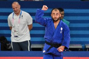 Paris 2024 - Judo - Men’s -60kg - Luka Mkheidze Wins Silver