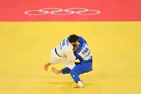 Paris 2024 - Judo - Men’s -60kg - Luka Mkheidze Wins Silver