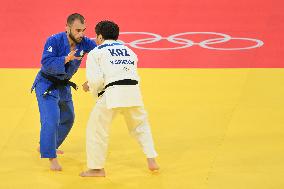 Paris 2024 - Judo - Men’s -60kg - Luka Mkheidze Wins Silver