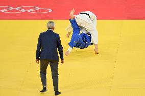 Paris 2024 - Judo - Men’s -60kg - Luka Mkheidze Wins Silver