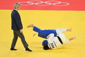 Paris 2024 - Judo - Men’s -60kg - Luka Mkheidze Wins Silver