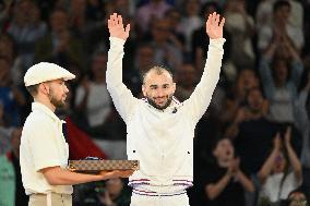 Paris 2024 - Judo - Men’s -60kg - Luka Mkheidze Wins Silver