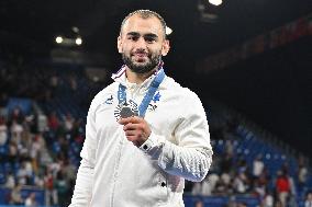 Paris 2024 - Judo - Men’s -60kg - Luka Mkheidze Wins Silver