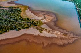 Daihaizi Reservoir Scenery in Xinjiang