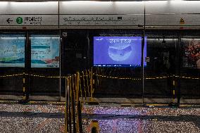 Hong Kong MTR Suspended Train Service To Some Stations For Maintenance